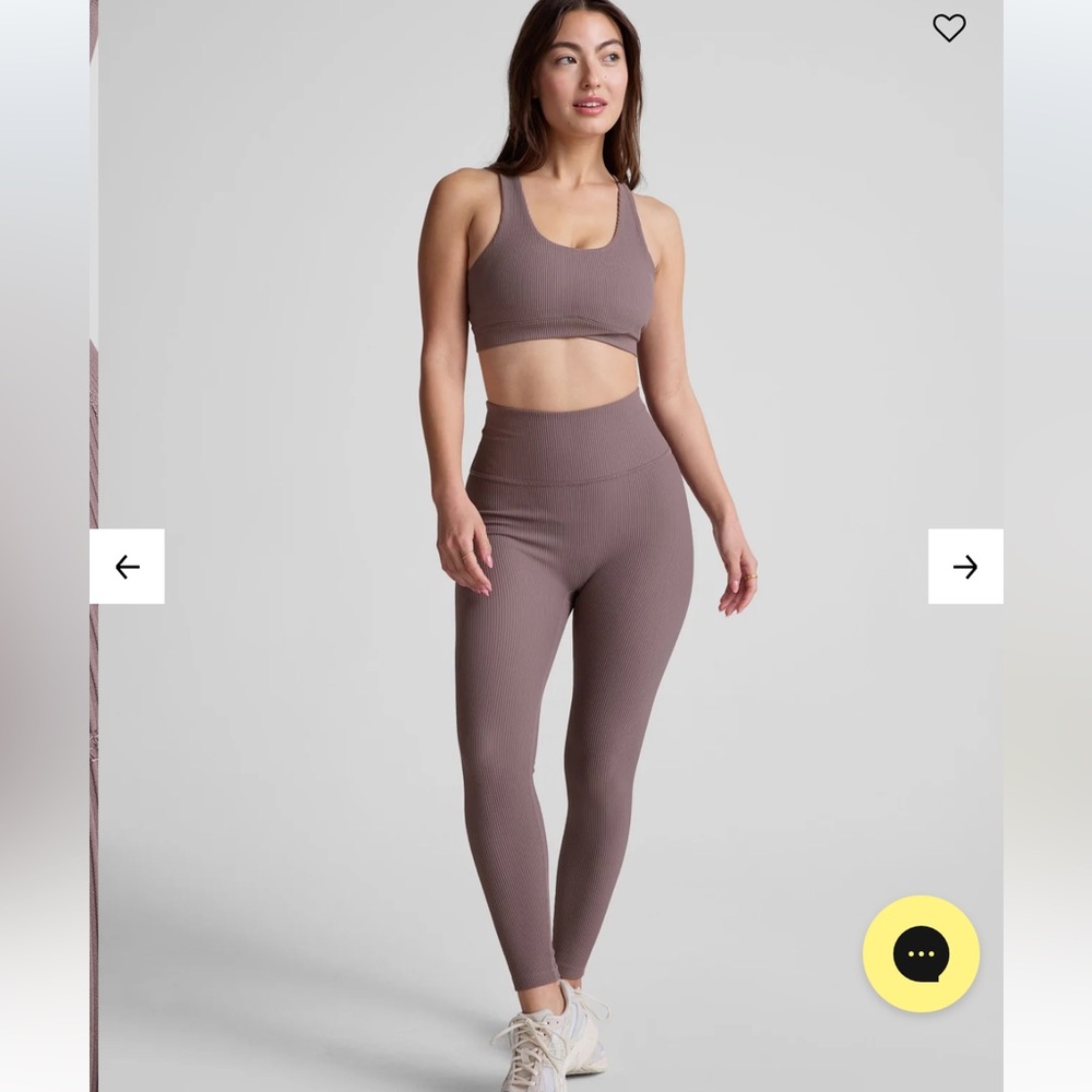 Beyond Yoga Impulse Ribbed High-Waist Leggings